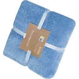 Плед флісовий Home Line Денім 180х210 см синій (185065)