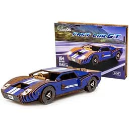 Деревянный 3D конструктор Fast car Gt PuzzleOk Puz-26915 164 детали