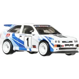 Колекційна модель машинки Hot Wheels Преміальні автівки '93 Ford Escort RS Cosworth біла (GJT68/HKF17) - мініатюра 4
