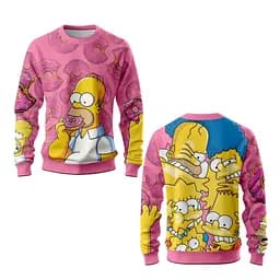 Світшот з 3D принтом The Simpsons 31545 S