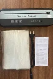 Вакууматор HZ-001 вакуумний пакувальник захист продуктів від повітря та вологи 100 Вт Чорний - мініатюра 3