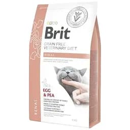 Сухой корм Brit GF VetDiet Cat Renal для кошек, при заболеваниях почек, с яйцом и горохом, 2 кг