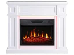 Камінокомплект ArtiFlame Linz AF23S білий з LED підсвічуванням