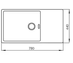 Мийка MIXXUS MX7844-200-x1.2-PVD-GOLD (MX0563) - мініатюра 2