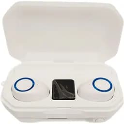 Беспроводные наушники TWS M12 с боксом для подзарядки White (au188-hbr)