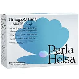Омега-3 тунця Perla Helsa Mind & Body з DHA-формулою 120 капсул