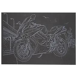 Гравюра А5 Мотоцикл-3 ГрА5с-26 економ варіант у пакеті 21 х 14,8 см