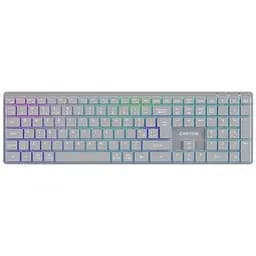 Клавиатура Canyon HKB-W11 Slim Dual Mode Wireless/Bluetooth RGB UA Grey (CNS-HBTK11G)