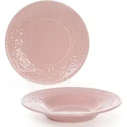 Набір BonaDi 6 супових тарілок Leeds Ceramics кам'яна кераміка Ø23х4 см kuh0007034