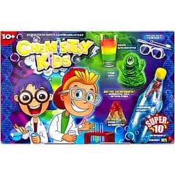 Безопасный образовательный набор для проведения опытов "CHEMISTRY KIDS" Danko Toys CHK-01-01-04U Укр Вид 1