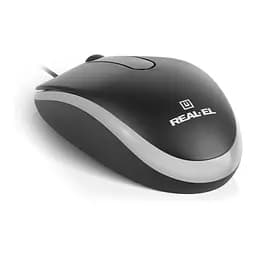 Мишка REAL-EL RM-217 USB Black/Gray (EL123200038) - мініатюра 3