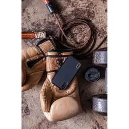 Оригінальний протиударний чохол Gear4 Battersea D3O для iPhone XS на айфон X Black Orange - мініатюра 2