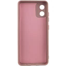 Чохол TPU GETMAN Liquid Silk Full Camera для Motorola Moto E13 Рожевий / Pink Sand - мініатюра 3