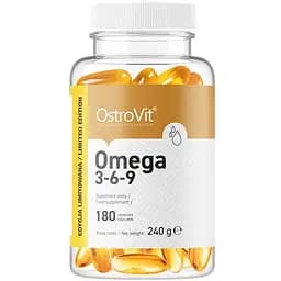 Жирні кислоти OstroVit Omega 3-6-9, 180 капсул