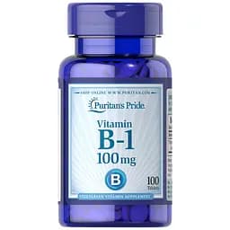 Вітаміни Puritans Pride Vitamin B1 100 мг 100 пігулок