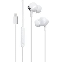 Навушники Vention Echo Lite USB-C In-Ear Wired White (GBBWAV)