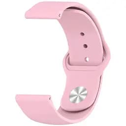 Ремінець Silicone 20 mm Watch Active/Galaxy S4 42 mm/Gear S2/Xiaomi Amazfit Рожевий