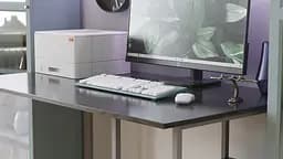 Компьютерный стол Кевин 75x100x60 серый ДСП Сосна Кембра 32мм FRD-101718