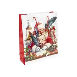Подарочный пакет "Новый Год с Сантой" Bambi JA25-156-1 32х44х11 см