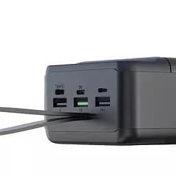 Зовнішній портативний акумулятор XO PR158 50000 mAh 22.5W чорний - мініатюра 4