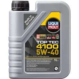 Масла моторные Liqui Moly TOP TEC 4100 5W-40, 1 л (9510-7500)