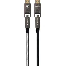 Кабель мультимедийный HDMI to HDMI A/D to A/D 20.0m V.2.0 4K 60Hz Optic (AOC) Cablexpert (CCAP-HDMIDD-AOC-20M)