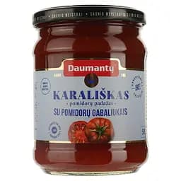 Соус томатный Daumantu Королевский 40% кусочки помидоров 500 г (896222)
