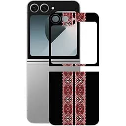 Захисна плівка StatusSKIN для Samsung Galaxy Z Flip 6 SM-F741 Корпус Вініл Вишиванка 3