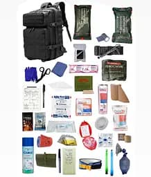 Укомплектований медичний тактичний рюкзак №2 Rescue Ready сірий