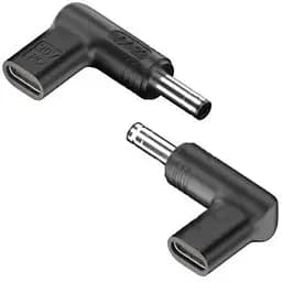 Переходник Type-C to DC Adapter YX-03 PD19 5V 4.0 x 1.7 мм HP Черный