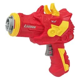 Розважальна гра-запускалка Динозаврик Bambi 123-1K4(Red) 6 дисків - мініатюра 2