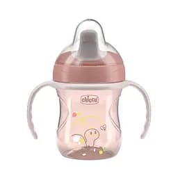 Поильник-непроливайка Chicco Training Cup 200 мл розовый (06921.15)