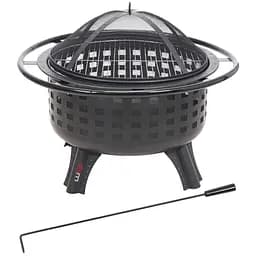 Уцінка. Кошик для вогнища та барбекю Lund сталевий 80х80х61 см (99714)