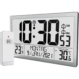 Часы настенные Technoline WS8113 Silver (WS8113)