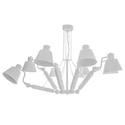 Люстра підвісна Brille павук в зал E27 60W WH (BL-523S/8) - мініатюра 5