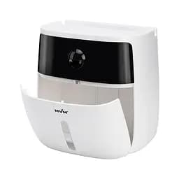 Тримач для туалетного паперу МВМ My Home BP-16, клейкий, білий з чорним (BP-16 WHITE/BLACK) - мініатюра 2