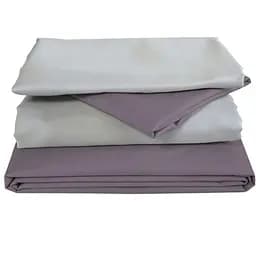 Комплект постільної білизни Soho двоспальний Puprle/Light gray 180х220 см (PATTERN 24-D)