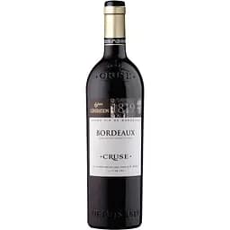 Вино Cruse Bordeaux Red Blend червоне сухе 0.75 л