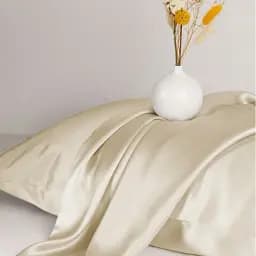 Наволочка MirSon Satin Light Pro 10-016 Creamy 45х45 см (2200010176797) - мініатюра 4
