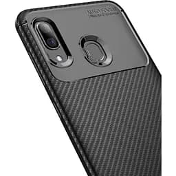 Чохол-накладка Toto TPU Carbon Fiber 1.5 mm Case Samsung Galaxy A20/A30 Black - мініатюра 4