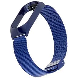 Ремешок Миланская Петля Mi Band 5/6 Deep Синий