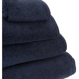Рушник МВМ My Home Ніжність 70x140 см темно-синій  (BT-11 L DARK BLUE) - мініатюра 8