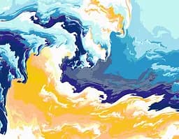 Картина за номерами Rosa Start Хвилі незалежності 35x45 см