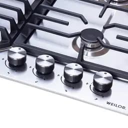 Поверхня газова на металі Weilor GM W 624 SS - мініатюра 5