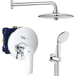 Душова система прихованого монтажу із змішувачем Grohe Grohtherm Smartcontrol UA34614SC4, Хром