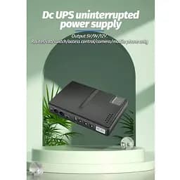 ДБЖ UPS DC1018L POE під замінні АКБ 18650 4 шт. дизайн 2 Black - мініатюра 7