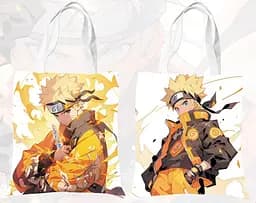 Шопер эко-сумка Наруто Naruto 36 х 33 см двухсторонний