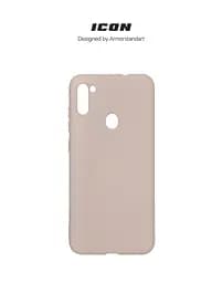 Чехол ArmorStandart ICON для Samsung A11 (A115)/M11 (M115) Camera cover Pink Sand (ARM67492) - мініатюра 3