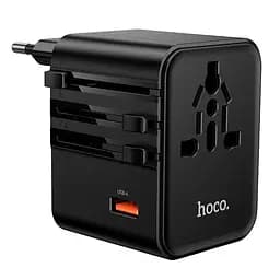 Адаптер сетевой HOCO Changer 3-port PD universal charger AC31 1USB/2TypeC, PD/QC, 25W/3.4A|