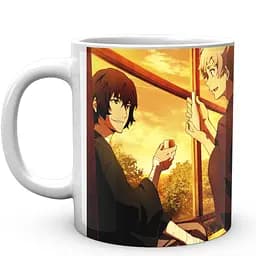 Кухоль GeekLand Bungou Stray Dogs Проза Бродячих Псів Ацуши Дазай Акутагава Чуя BSD 13 330 мл білий